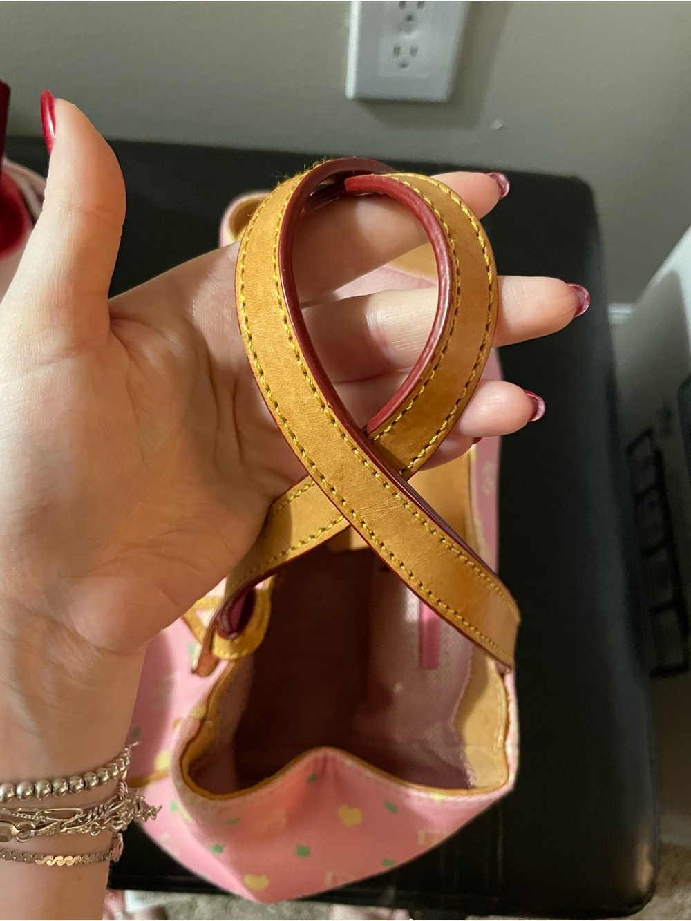 Dooney & Bourke Pink Baby Satchel - Picture 8 of 9
